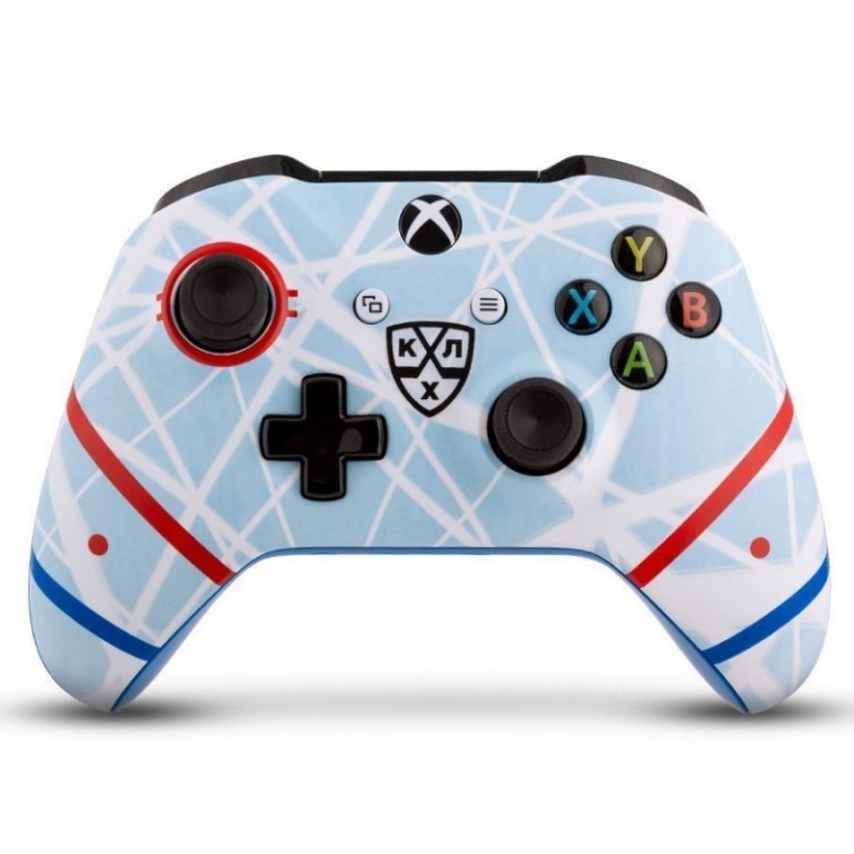 Microsoft Wireless Controller Xbox One - RAINBO КХЛ "Русский лёд"
