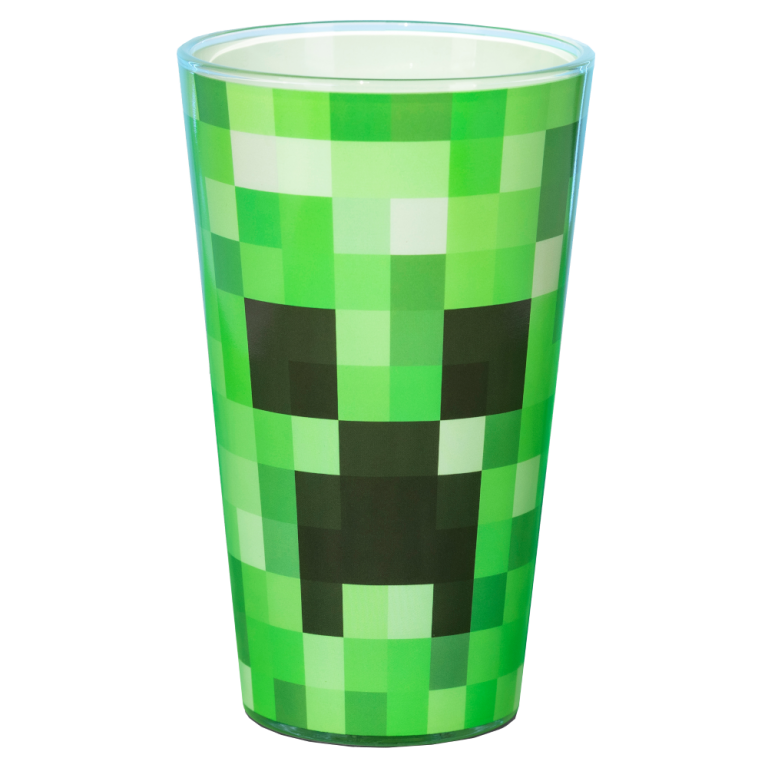 Бокал стеклянный Minecraft Creeper Glass (450 мл)