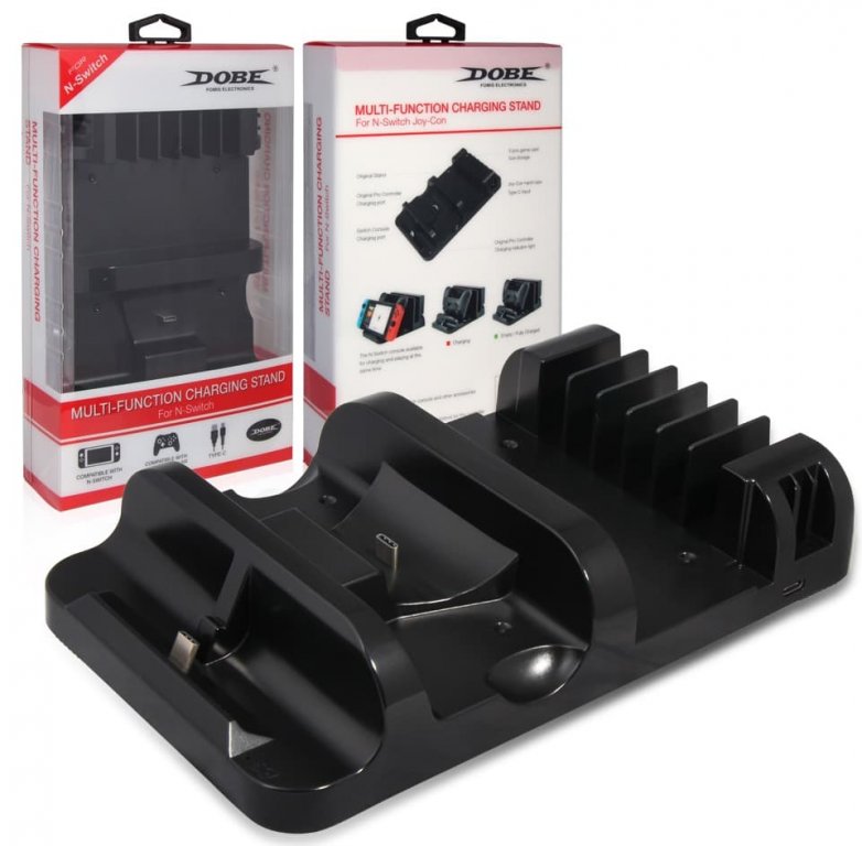 Подставка + Зарядка (Multi Function Charging Stand Dobe TNS-895) (Nintendo Switch)