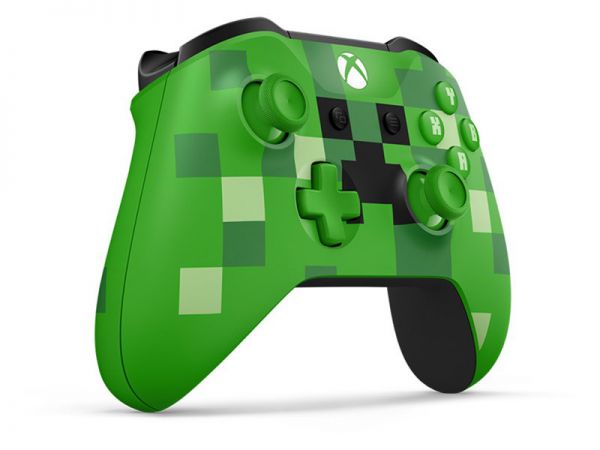 New Microsoft Wireless Controller Xbox One (Minecraft Creeper)