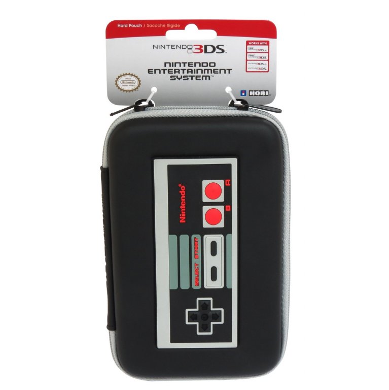 Чехол черный для Nintendo 3DS / 3DS XL / New 3DS XL (Ретро NES)