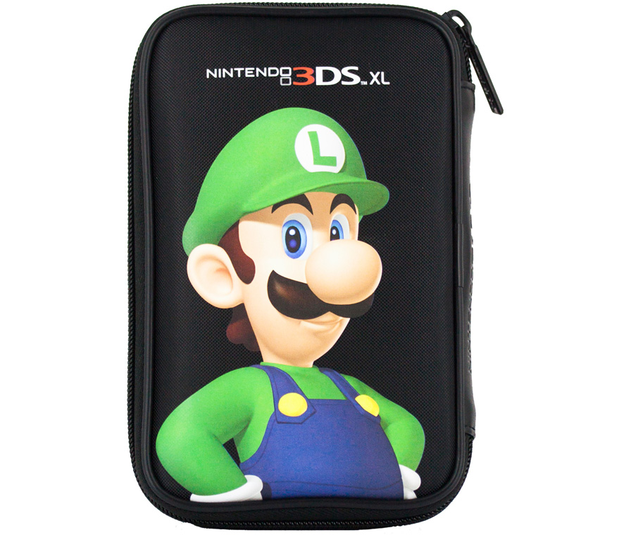Чехол черный для Nintendo 3DS / 3DS XL / New 3DS XL (Луиджи)