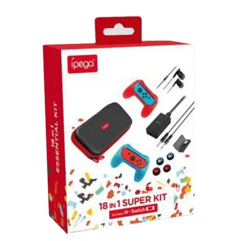 Комплект аксессуаров для Nintendo Switch 18 in 1 Super Kit