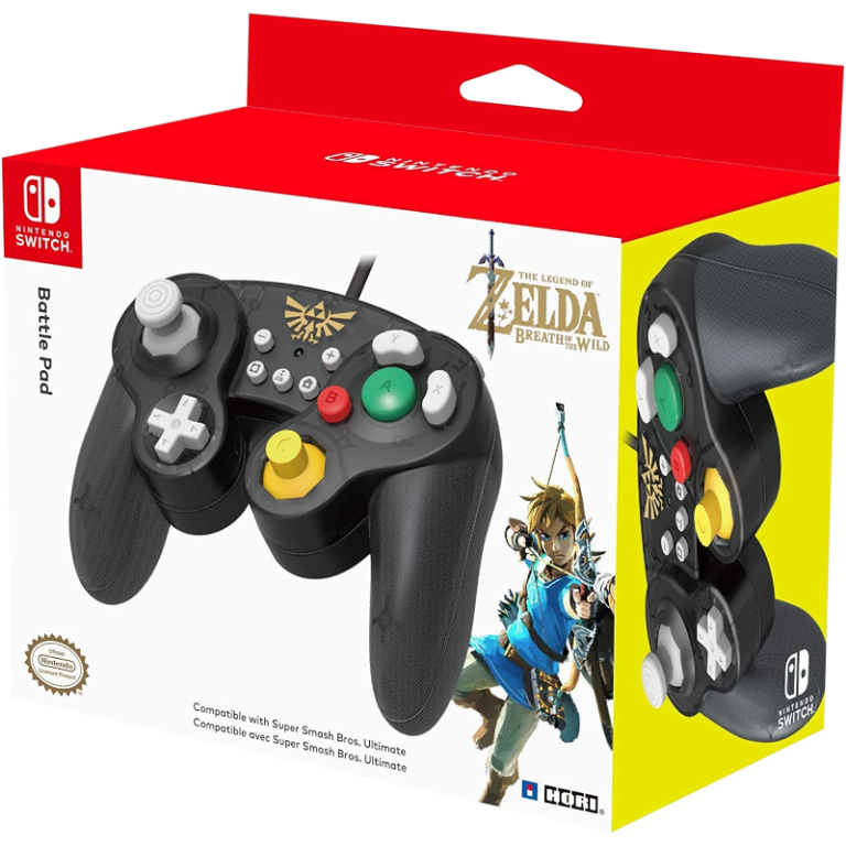 Nintendo Switch Геймпад Hori Battle Pad (Zelda) для консоли Switch (NSW-108U)