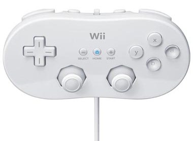 Nintendo Wii Classic Controller, белый