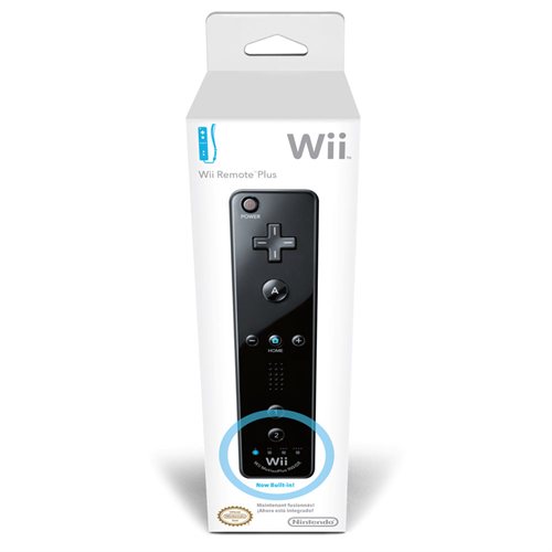 Nintendo Wii U Remote Plus + чехол, черный