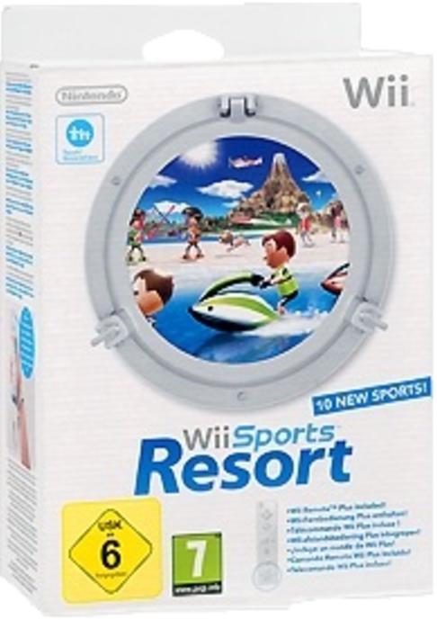 Nintendo Wii U Remote Plus (белый) + игра Wii Sport Resort