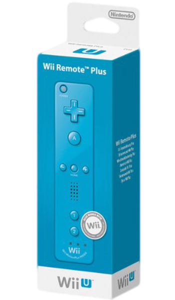 Nintendo Wii U Remote Plus + чехол, синий