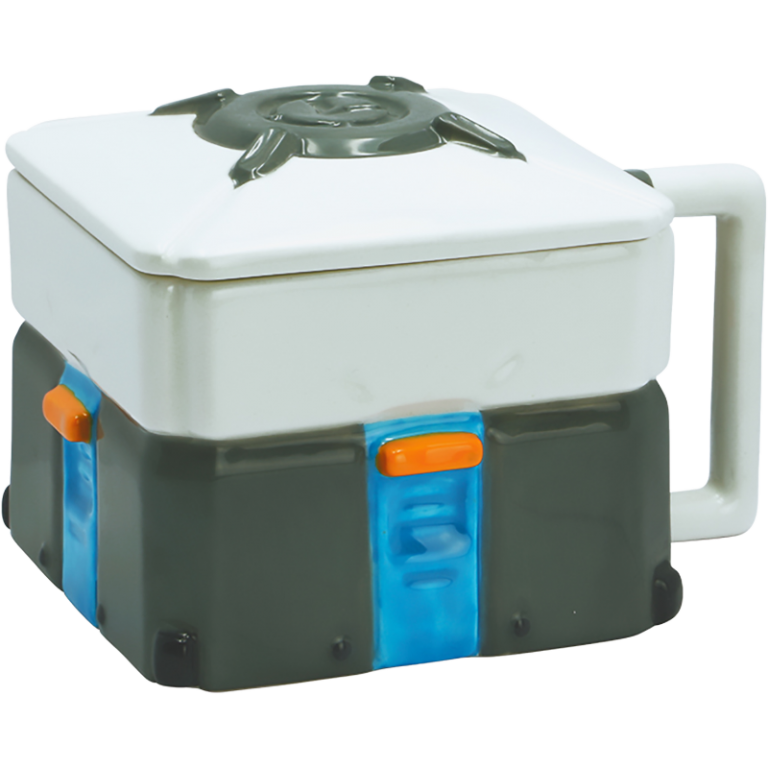 Кружка фигурная с крышкой Overwatch: Lootbox