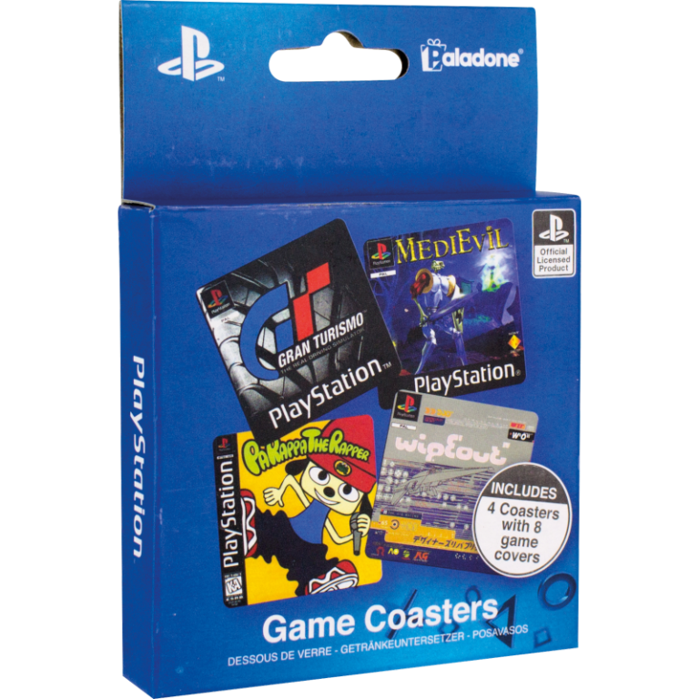 Подставки под напитки Paladone: Playstation Game Coasters