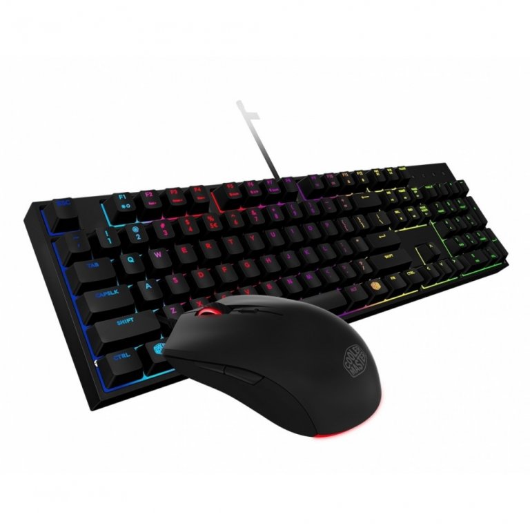 Cooler Master PC Комплект: клавиатура проводная и мышь MasterKeys Lite L Combo, Mem-chanical,(SGB-3040-KKMF1-RU)