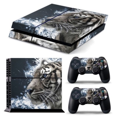 PS4 Наклейка виниловая (Tiger)
