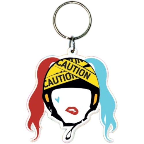 Брелок Pyramid: Birds Of Prey (Harley Quinn Caution)