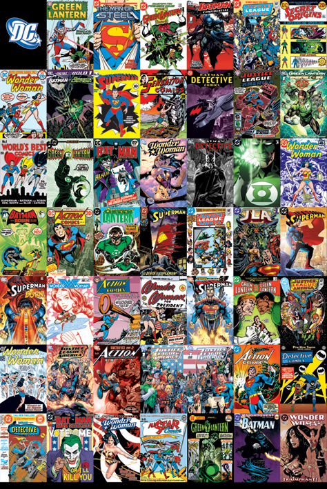 Постер Pyramid Maxi Poster: DC Comics (Montage)