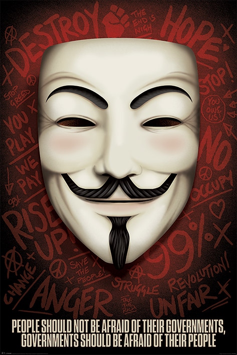 Постер Pyramid Maxi Poster: Governments should be afraid of their people
