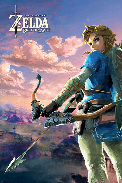Постер Pyramid Maxi Poster: The Legend of Zelda: Breath Of The Wild (Hyrule Scene Landscape)