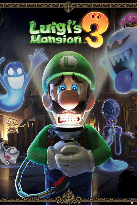 Постер Pyramid Maxi Poster: Nintendo: Luigi's Mansion 3 (You're in for a Fright)