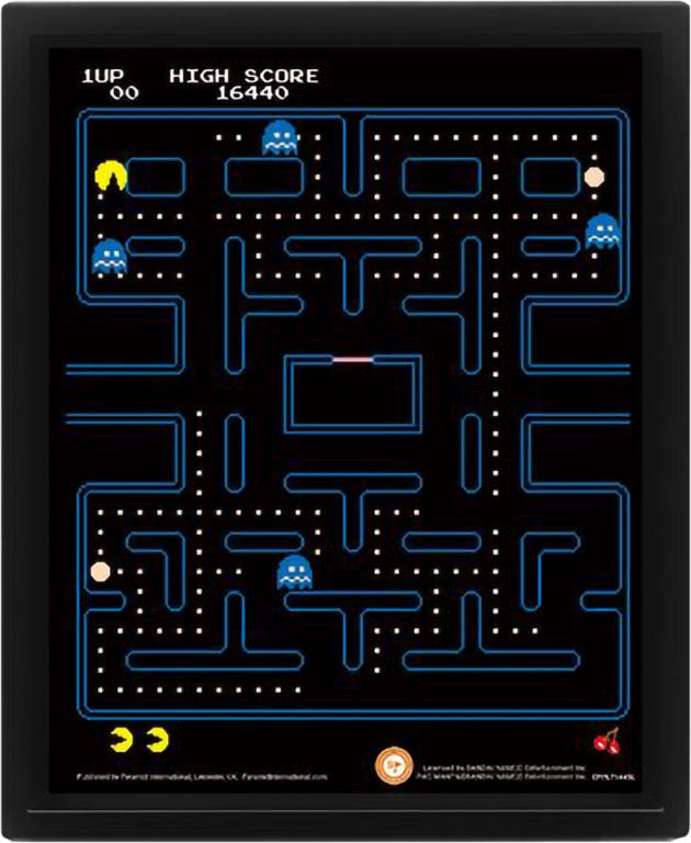 Постер лентикулярный Pac-Man (Maze)