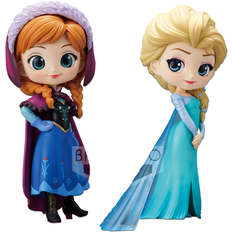 Фигурка Q Posket Disney Characters: Anna & Elsa