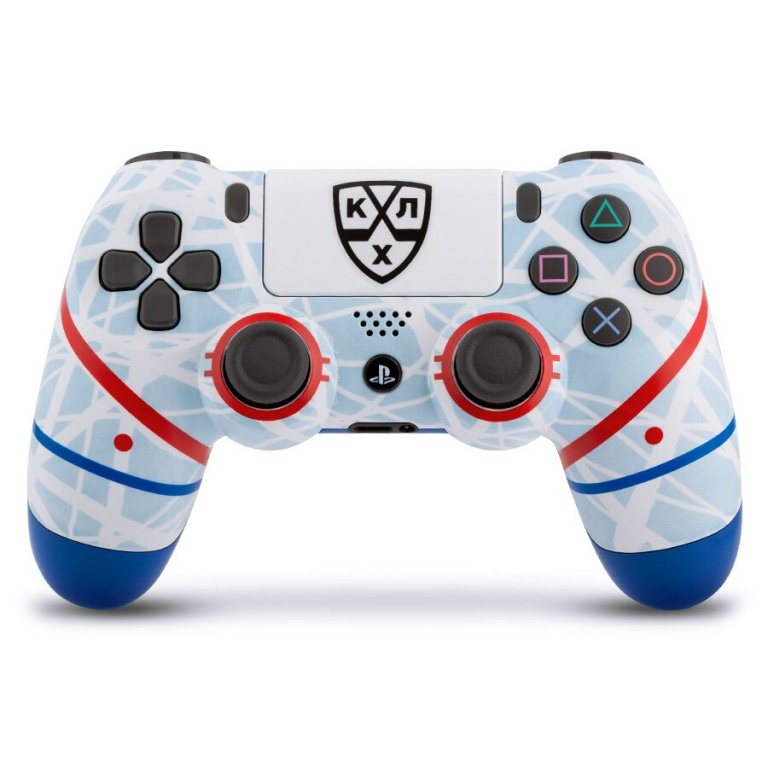 Геймпад RAINBO Sony Dualshock 4 v2 для PS4, КХЛ "Русский лёд" (CUH-ZCT2E)