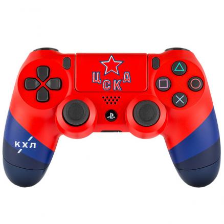 Геймпад RAINBO Sony Dualshock 4 v2 для PS4, КХЛ ЦСКА (CUH-ZCT2E)