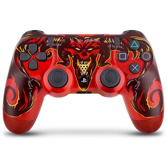 Геймпад RAINBO Sony Dualshock 4 v2 для PS4, "Дьябло" (CUH-ZCT2E)