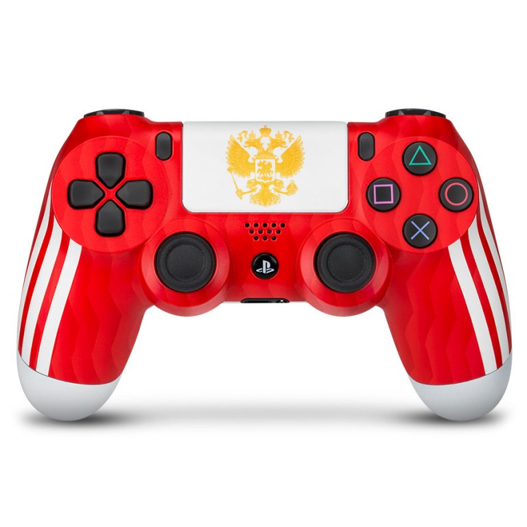 Геймпад RAINBO Sony Dualshock 4 v2 для PS4, "Сборная России" (CUH-ZCT2E)