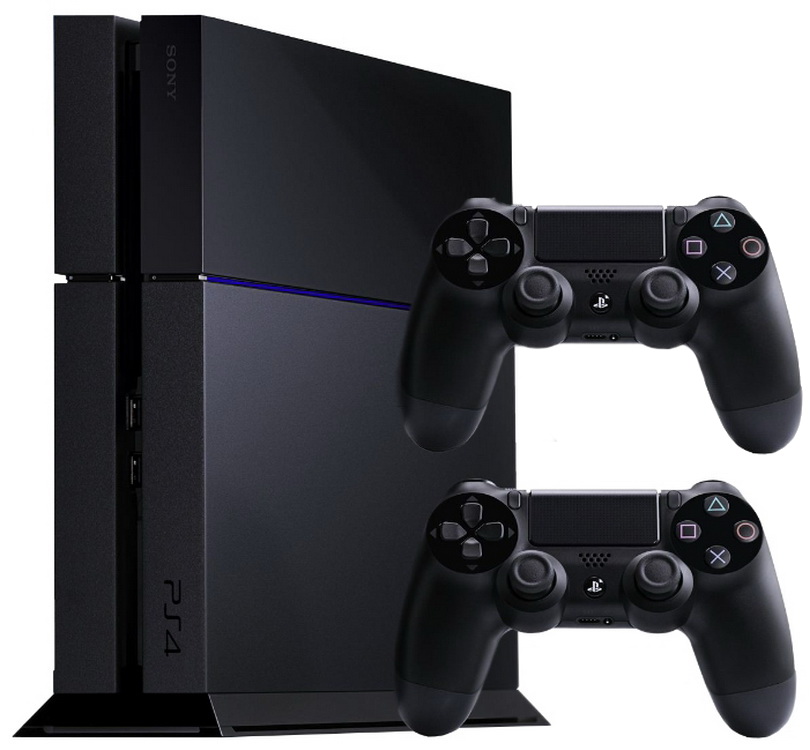 Sony PlayStation 4 500Гб РОСТЕСТ, черная (PS4 CUH-1208A RUS) 2 геймпада Dualshock 4