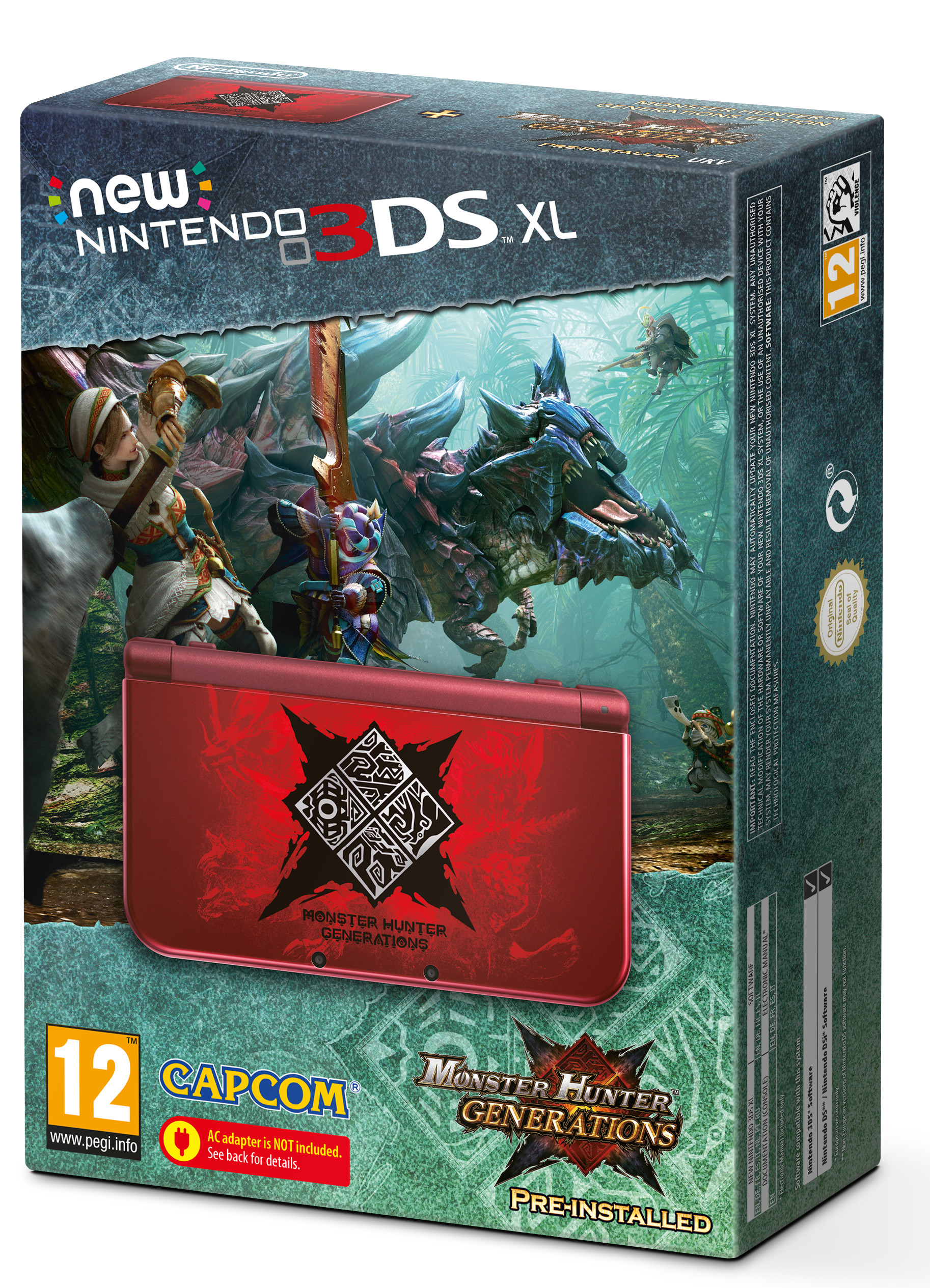 New Nintendo 3DS XL - Monster Hunter Generations Edition (Б/У)