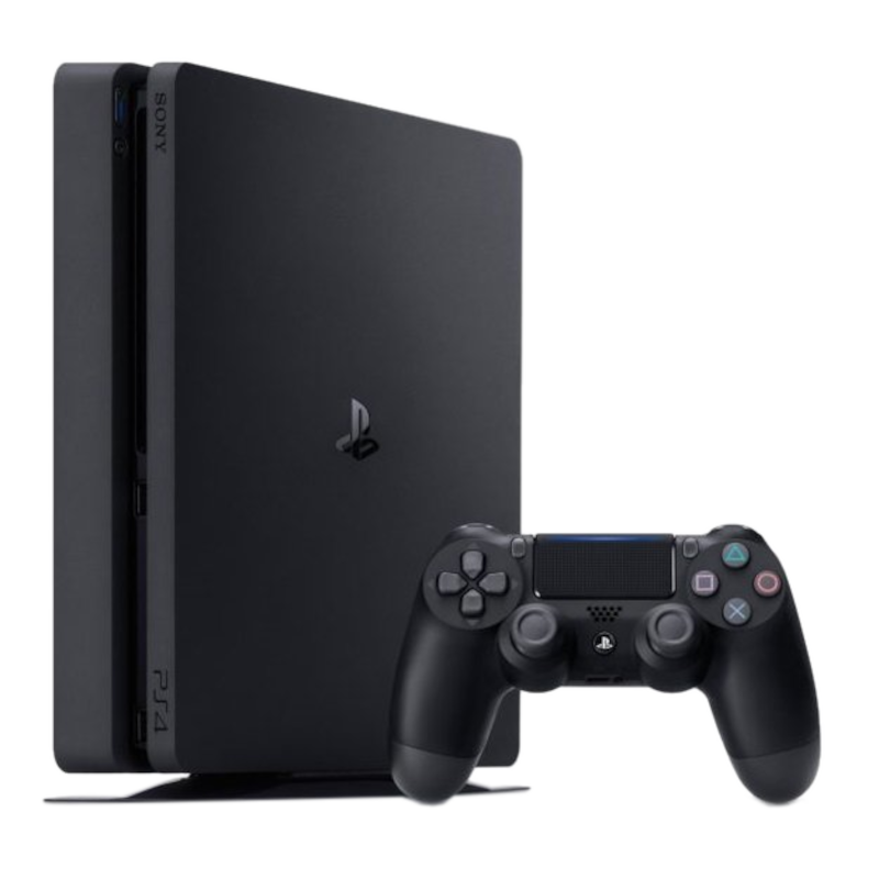 Sony PlayStation 4 Slim 1 TB, черная (CUH-2016B) (Б/У)