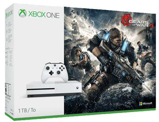 Microsoft Xbox One S 1TB + игра Gears of War 4