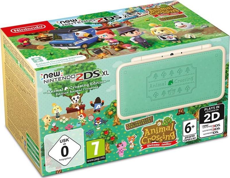 New Nintendo 2DS XL Animal Crossing Edition + игра Animal Crossing: New Leaf - Welcome amiibo