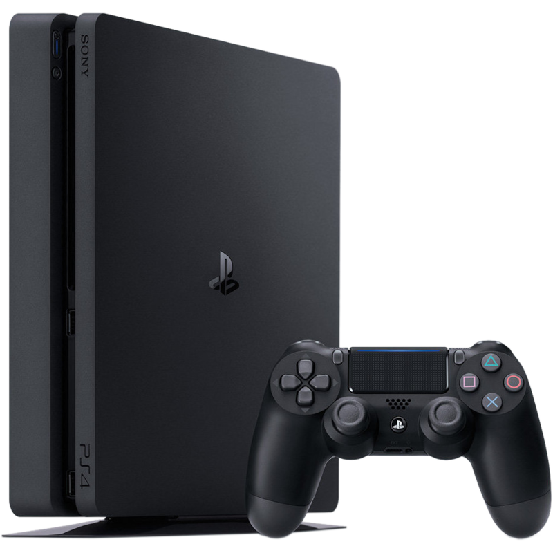 Sony PlayStation 4 Slim 1TB, черная (CUH-2108B) (Б/У)