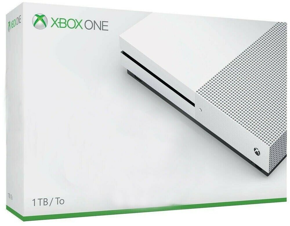 Microsoft Xbox One S 1Тб, белый (РОСТЕСТ)