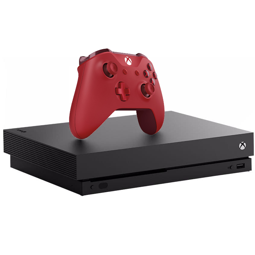 Microsoft Xbox One X 1TB (красный геймпад) (Б/У)