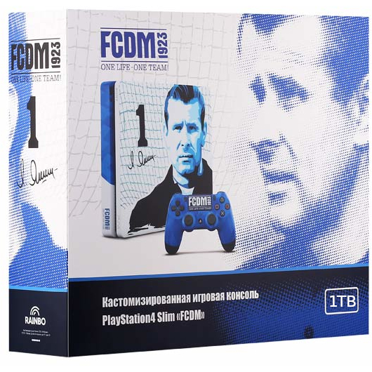 Sony PlayStation 4 Slim 1TB, "Динамо. Чёрный паук." (CUH-2208B)