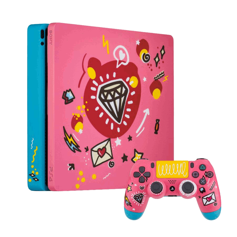 Sony PlayStation 4 Slim 1TB Rainbo, Sweet (CUH-2208B)