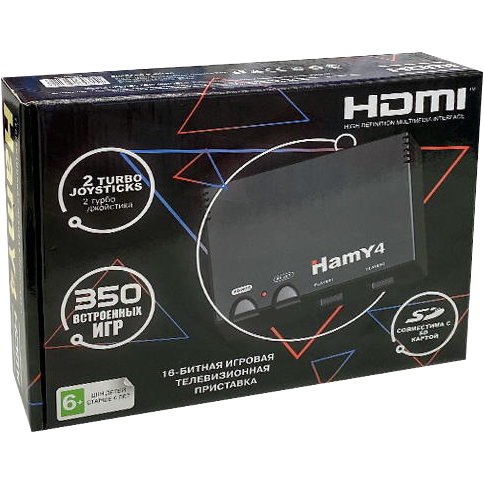 Игровая приставка 8 bit - 16 bit Hamy 4 (350 встроенных игр) HDMI