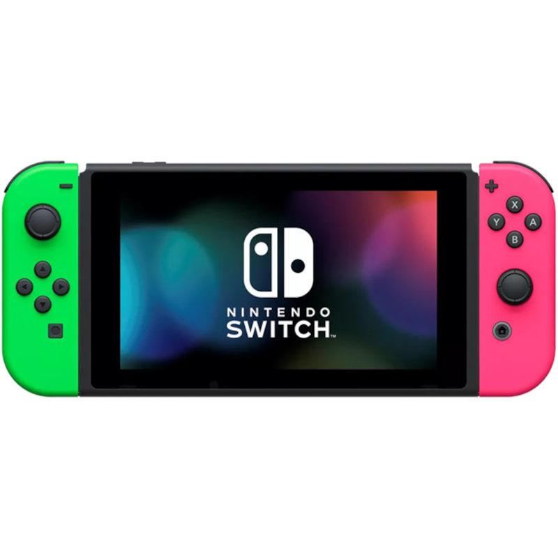 Nintendo Switch (neon green/neon pink) (Б/У) (HAC-001)