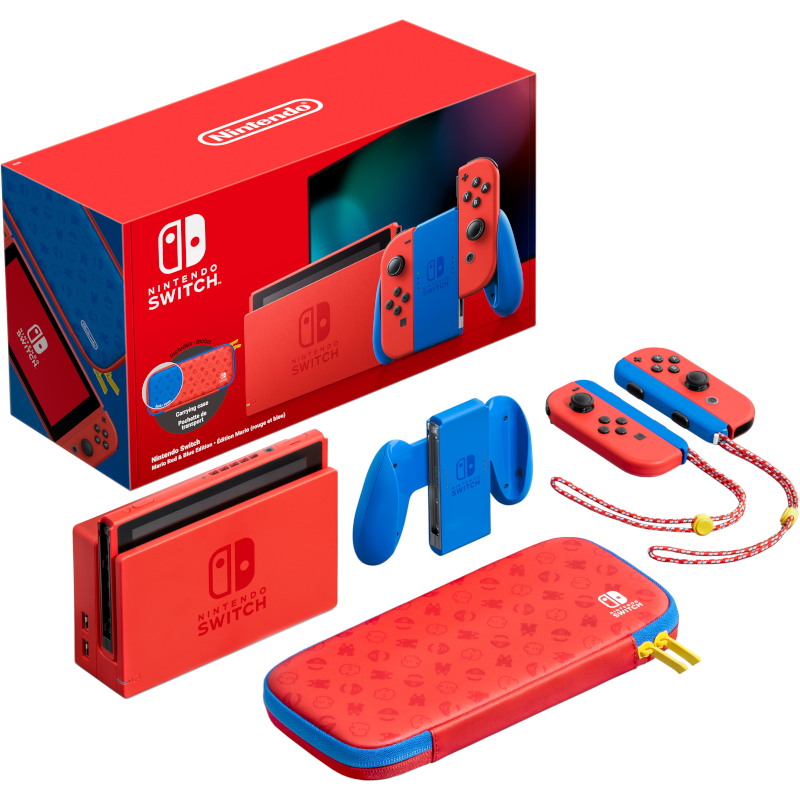 Nintendo Switch - Mario Red & Blue Edition