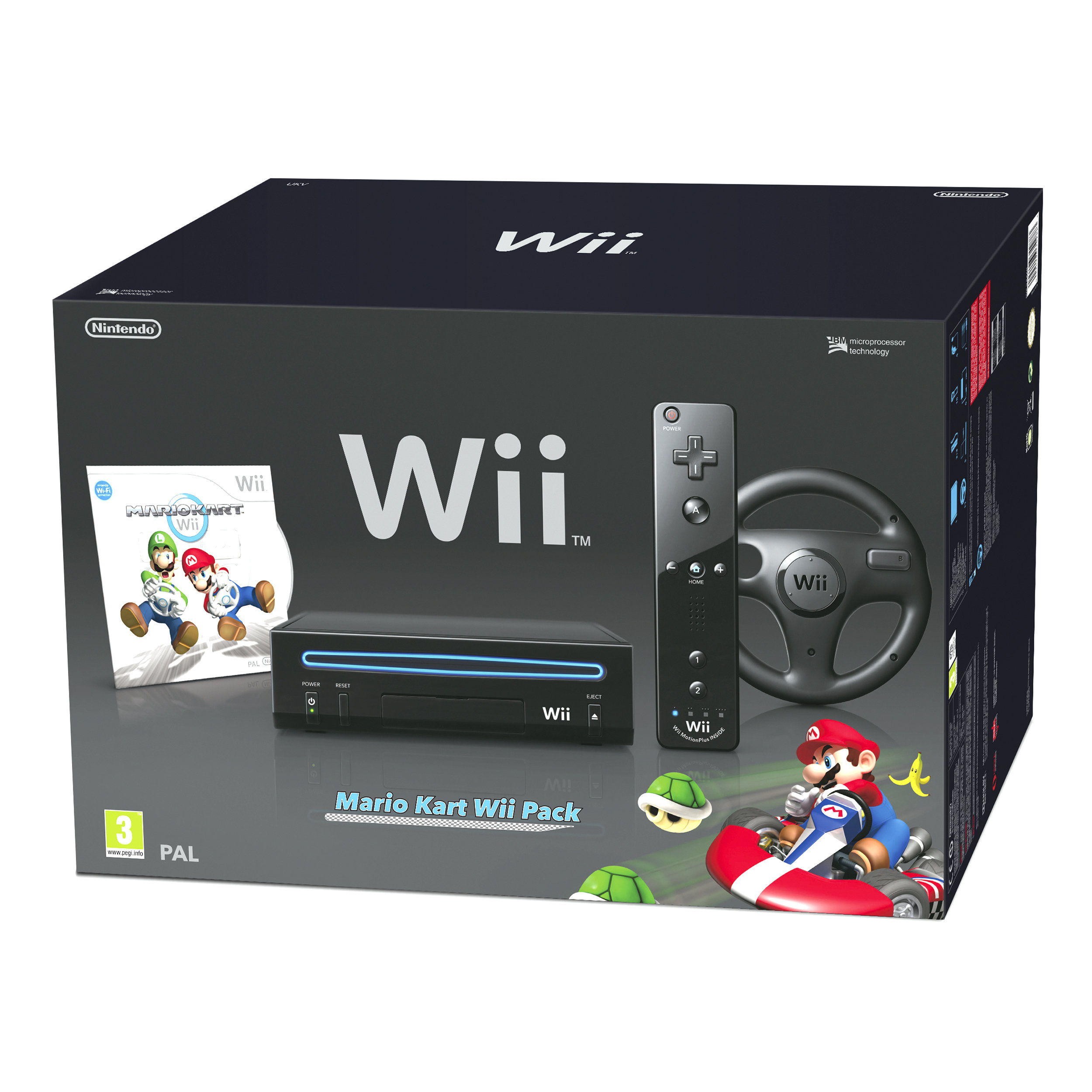 Nintendo Wii Mario Kart Pack /black/ (РОСТЕСТ)