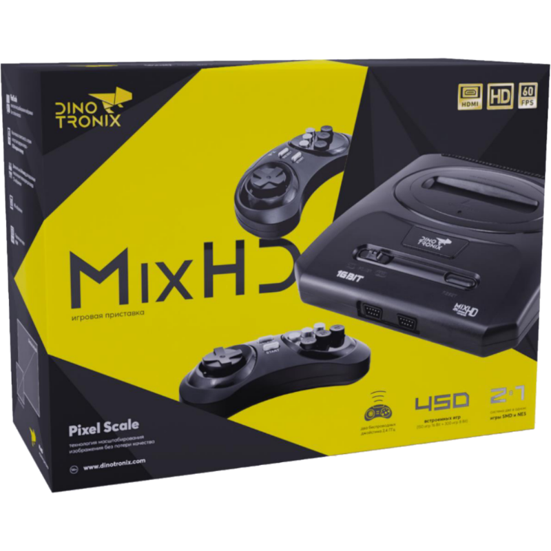 Игровая приставка Dinotronix: Canonic MixHD (450 игр)