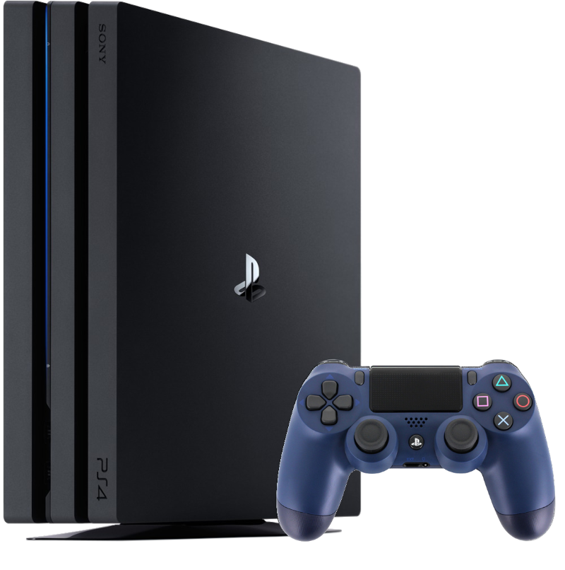 Sony PlayStation 4 Pro 1TB, чёрная (CUH-7108B) (Б/У)