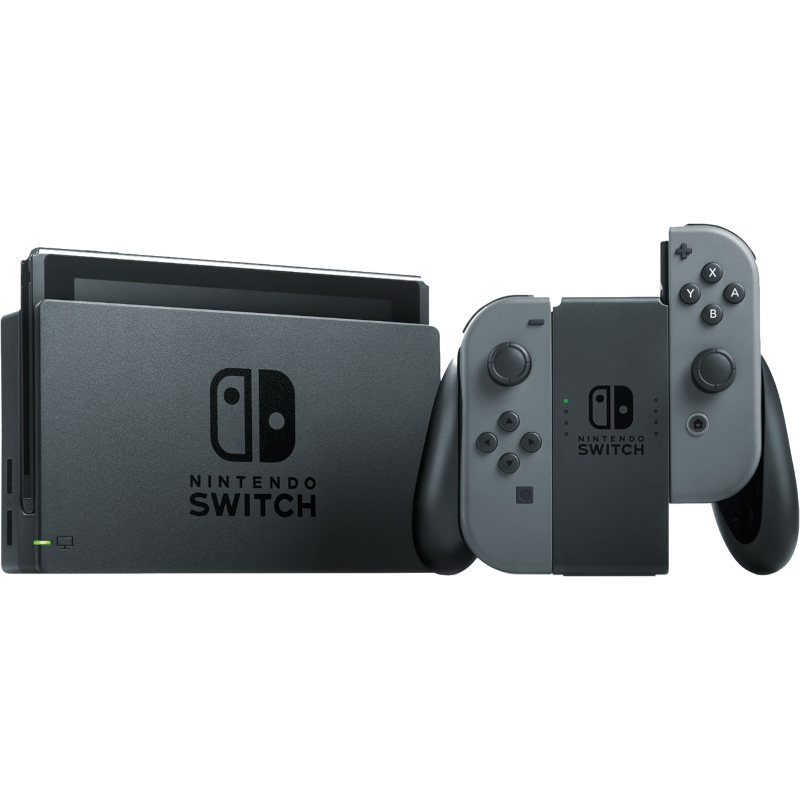 Nintendo Switch v.2 (HAC-001-01), серый (Б/У)