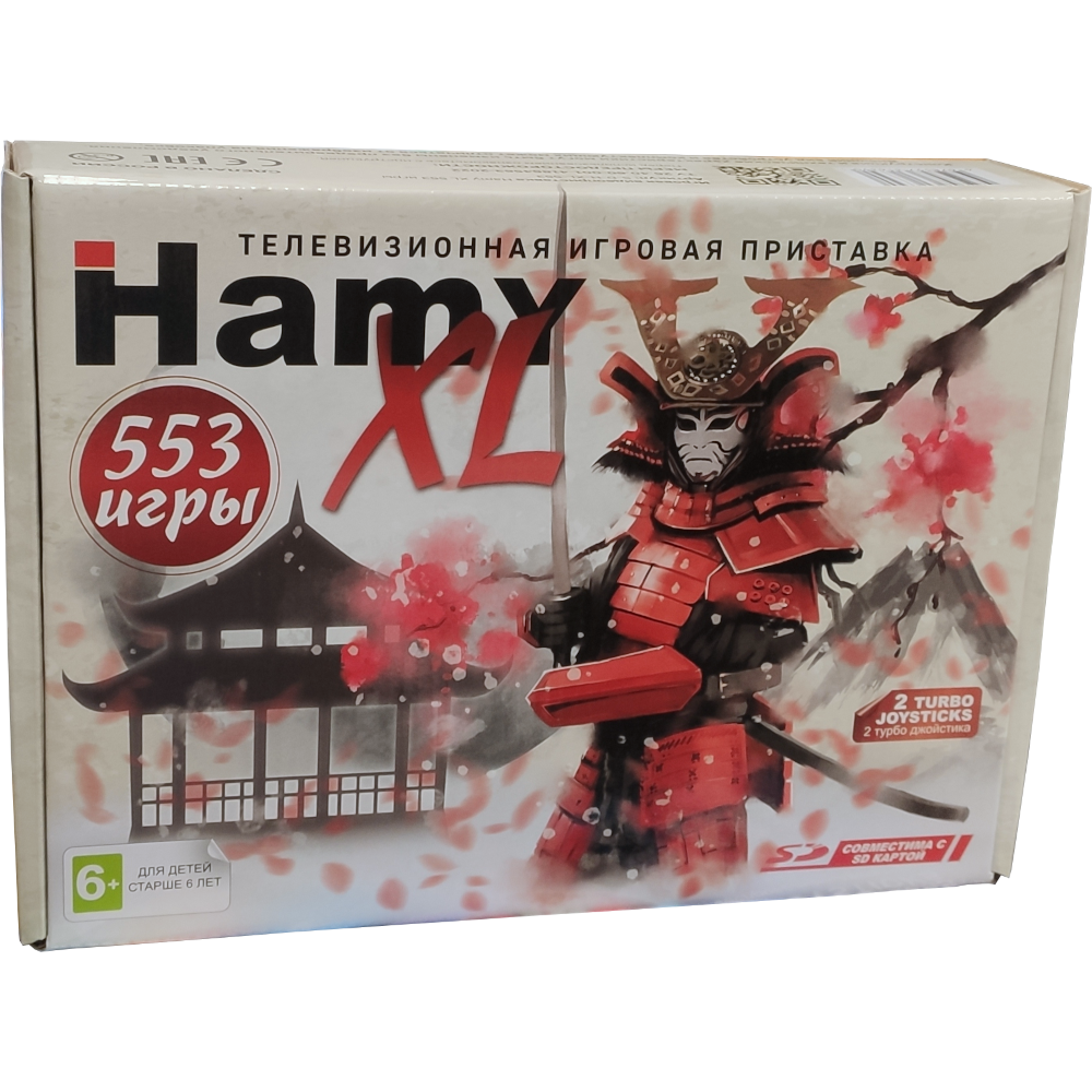 Игровая приставка 8 bit - 16 bit Hamy XL (553 игры, HDMI, два проводных геймпада)