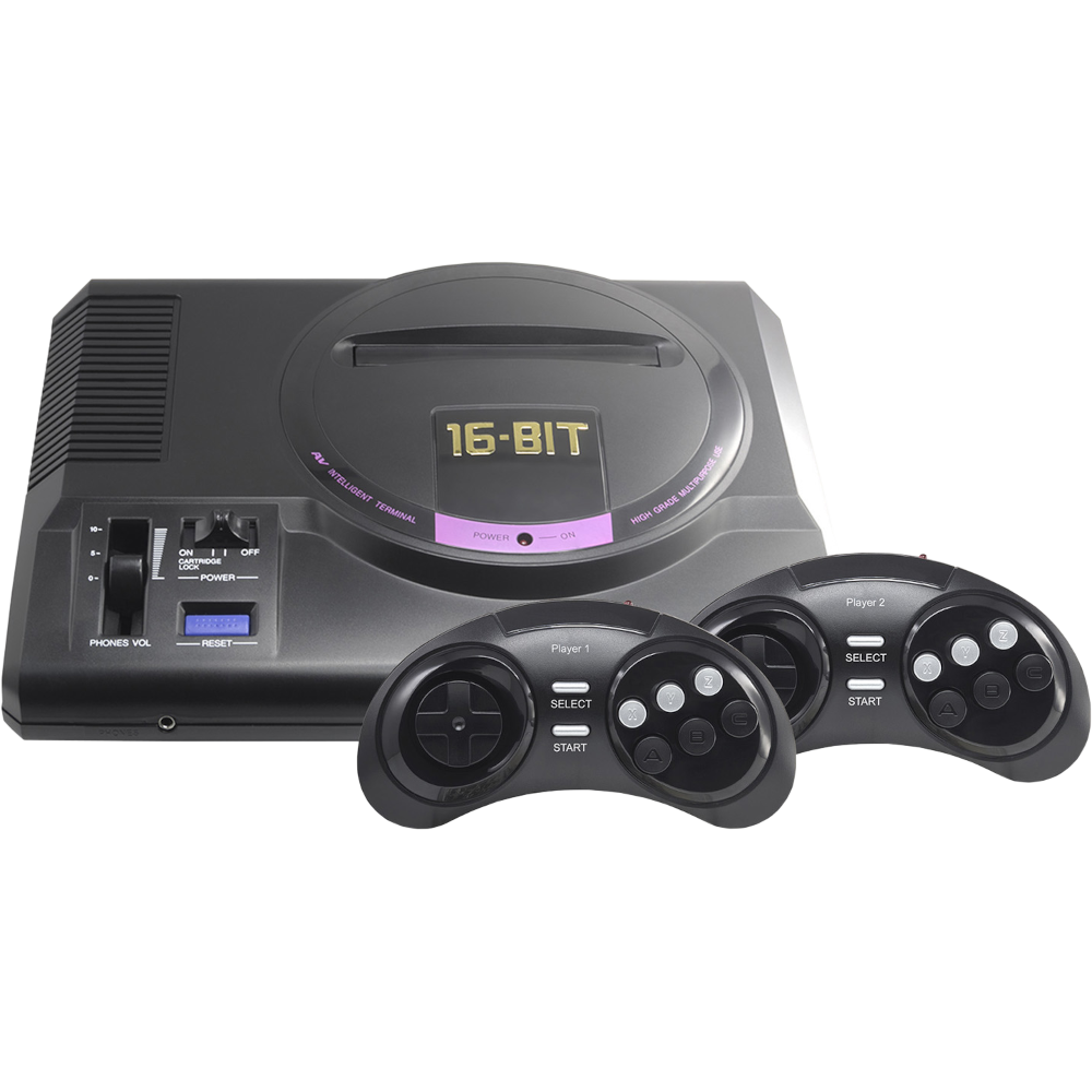Приставка 16 bit Retro Genesis HD Ultra 225 игр (2 беспроводных 2.4ГГц джойстика, HDMI кабель)