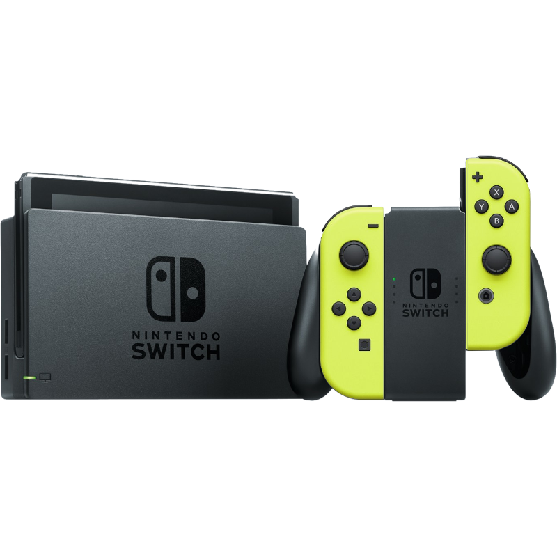 Nintendo Switch v.2 (HAC-001-01), neon yellow (Б/У)