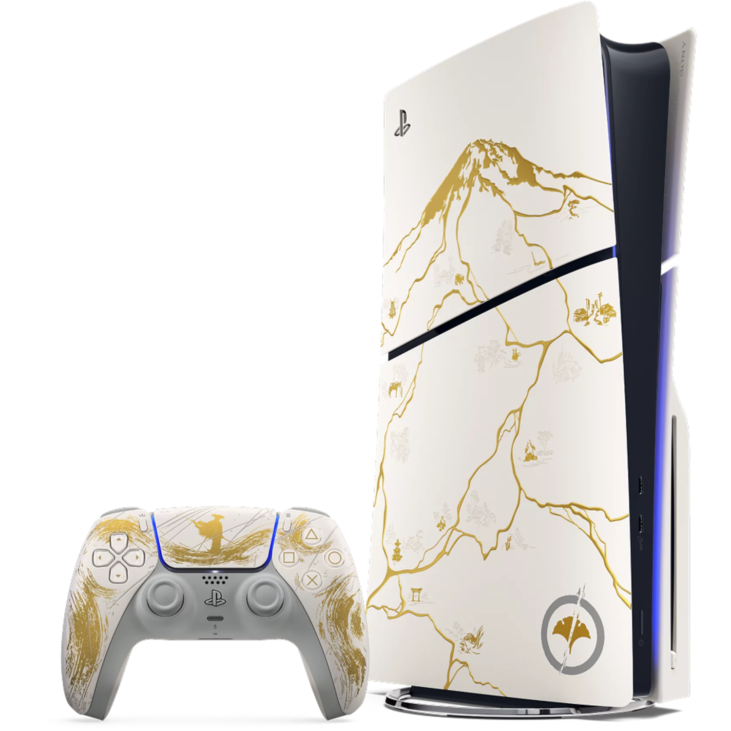 Игровая приставка Sony PlayStation 5 Slim - Ghost of Yōtei Gold - Limited Edition (с дисководом) (без игры) *