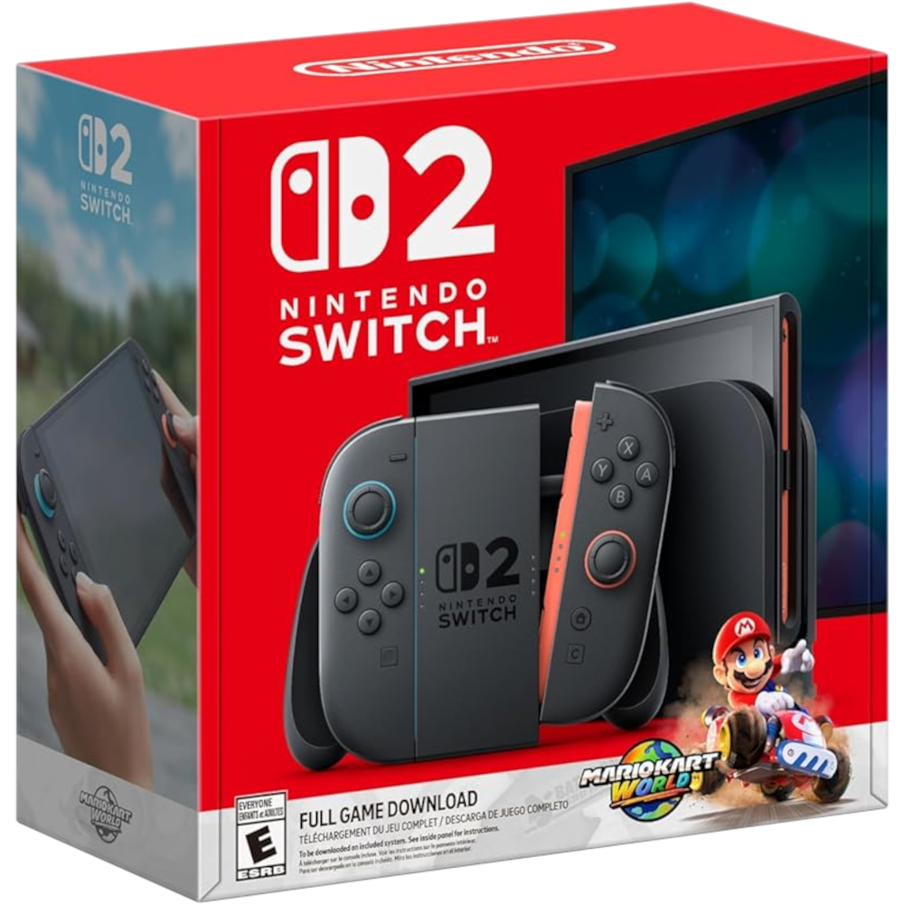 Nintendo Switch 2 + код загрузки Mario Kart World (US)