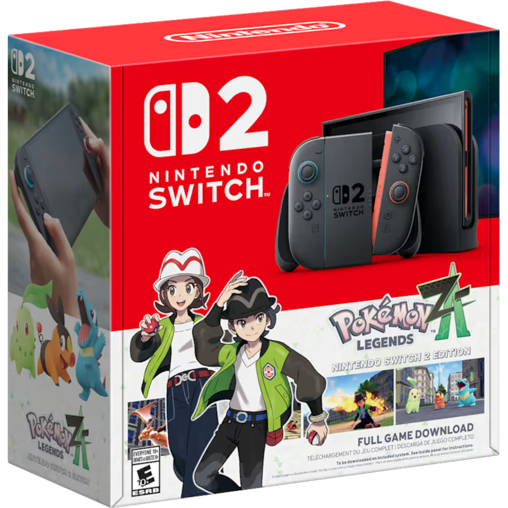 Nintendo Switch 2 + код загрузки Pokémon Legends: Z-A (US)